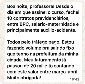 Depoimento visual de aluno da ePREV 01